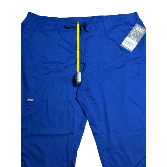 Grey’s Anatomy Mia Scrub Pants 4XL Royal Blue Womens 4277 6 Pockets Mid-Rise New - Picture 5 of 10